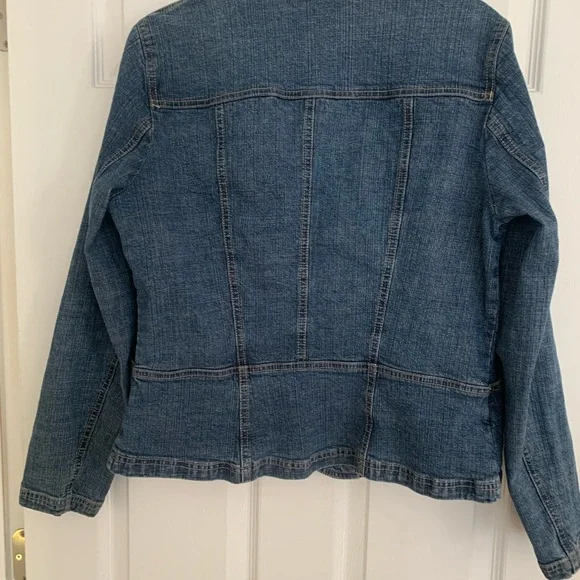 Rafaella Classic Blue Jean Denim Jacket - Picture 2 of 3